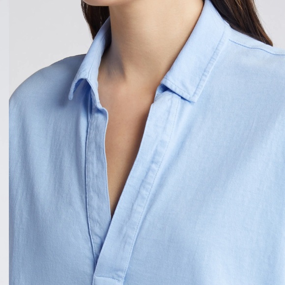 Frank & Eileen Tee Lab Patrick Popover Henley in Saltwater size M - Picture 5 of 13